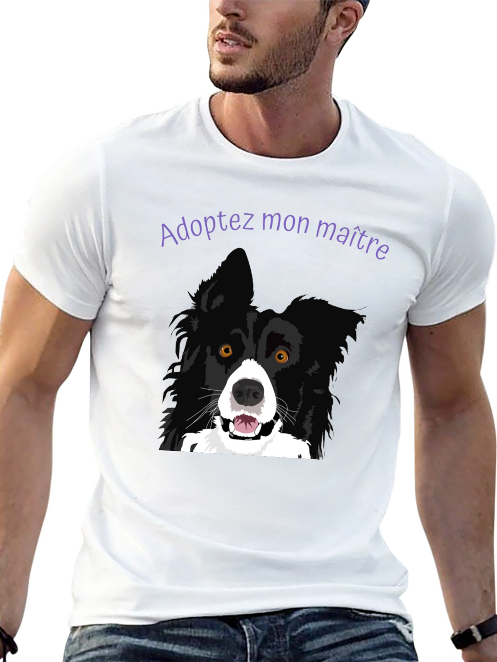 Adopt My Human T-Shirt - Funny Dog Lover Tee