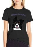 Adopt My Human T-Shirt - Funny Dog Lover Tee