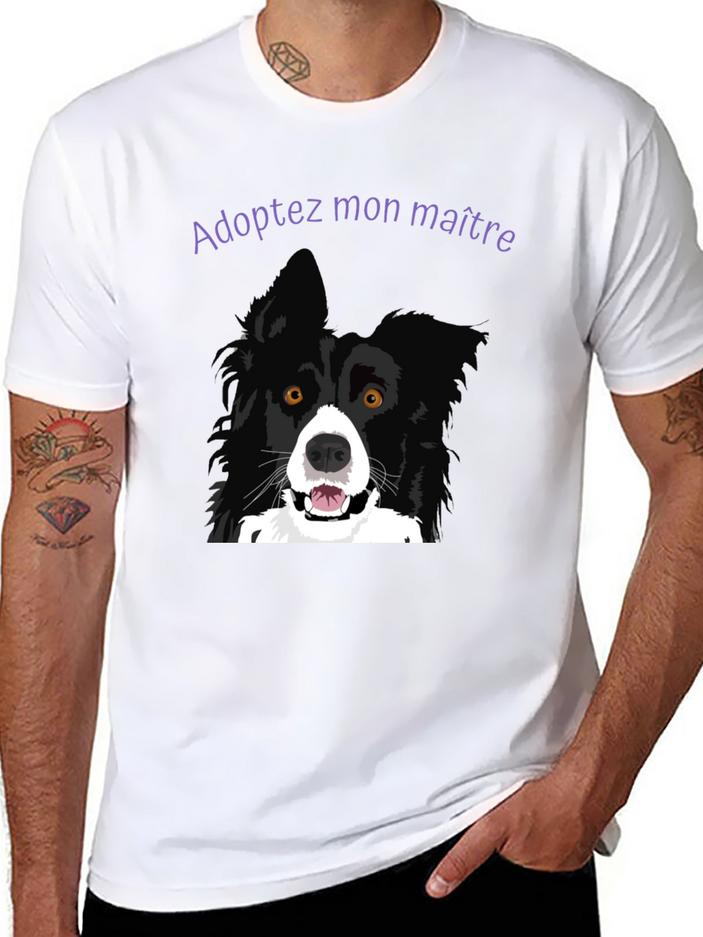 Adopt My Human T-Shirt - Funny Dog Lover Tee