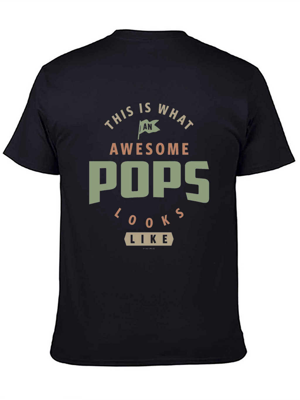 Awesome Pops T-Shirt - Gift for Dad