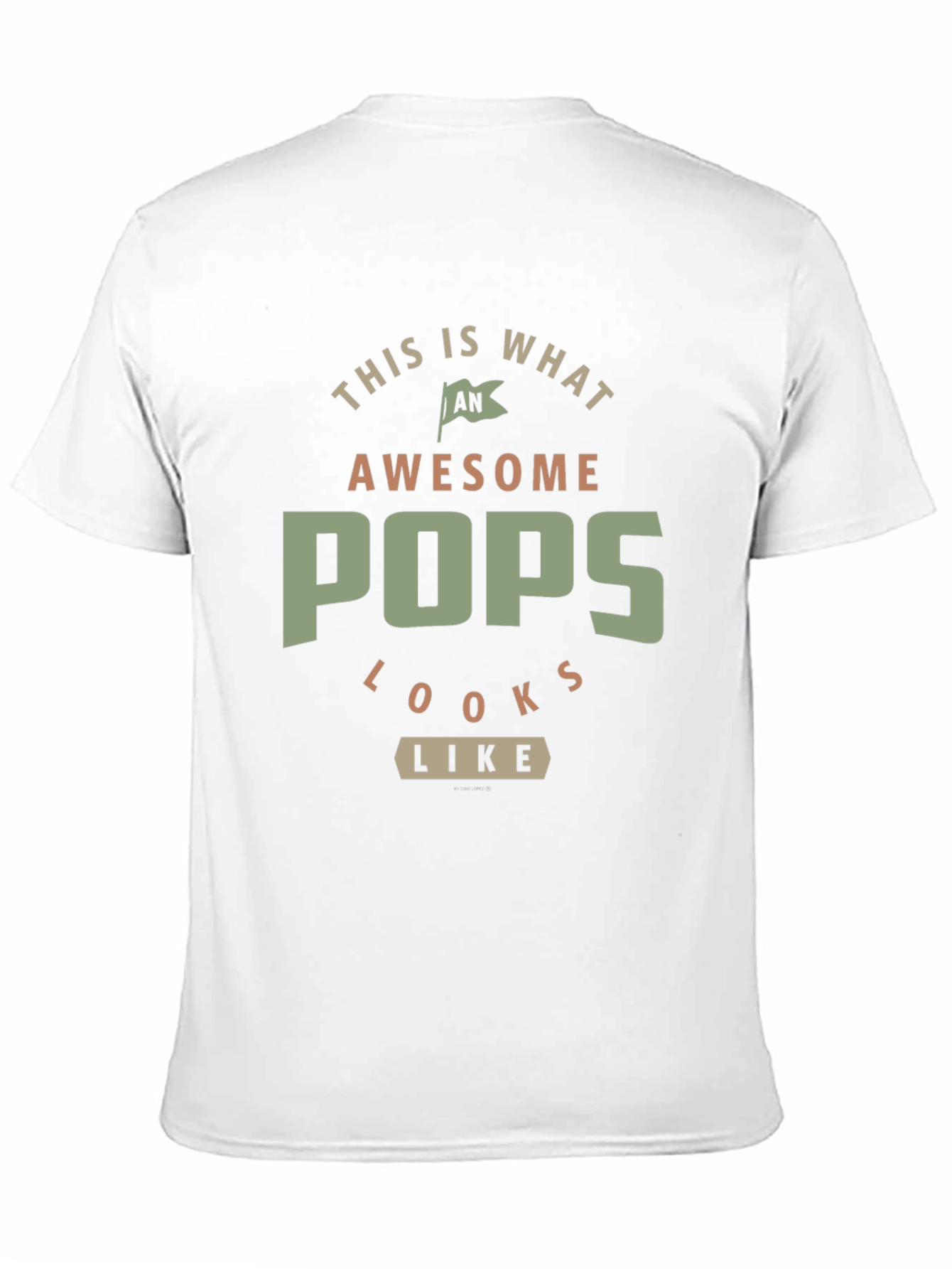 Awesome Pops T-Shirt - Gift for Dad