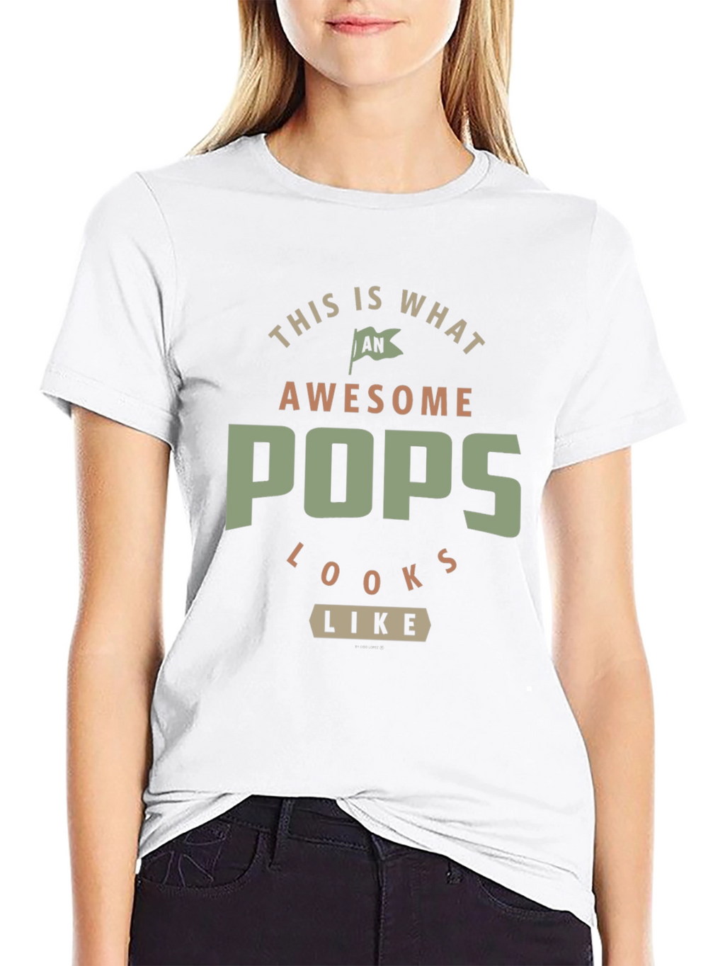 Awesome Pops T-Shirt - Gift for Dad