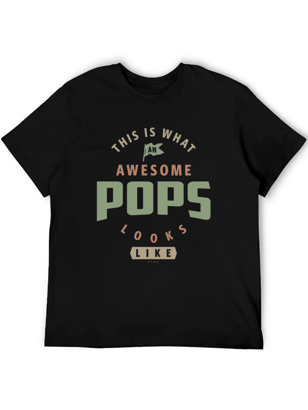 Awesome Pops T-Shirt - Gift for Dad