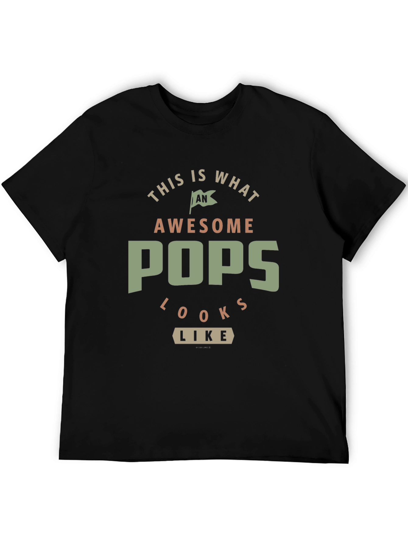 Awesome Pops T-Shirt - Gift for Dad