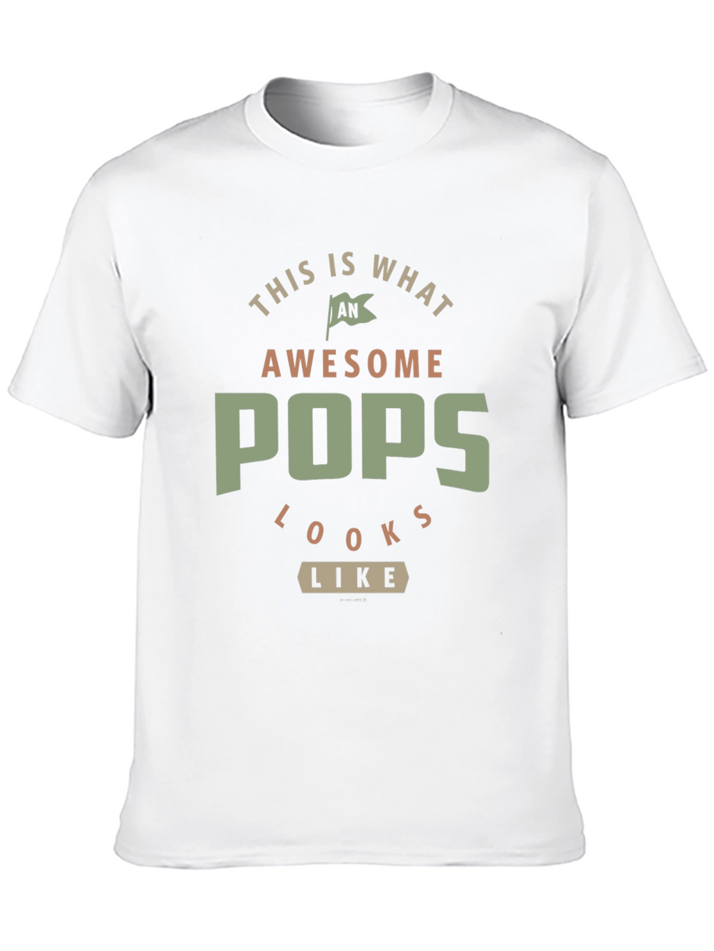 Awesome Pops T-Shirt - Gift for Dad