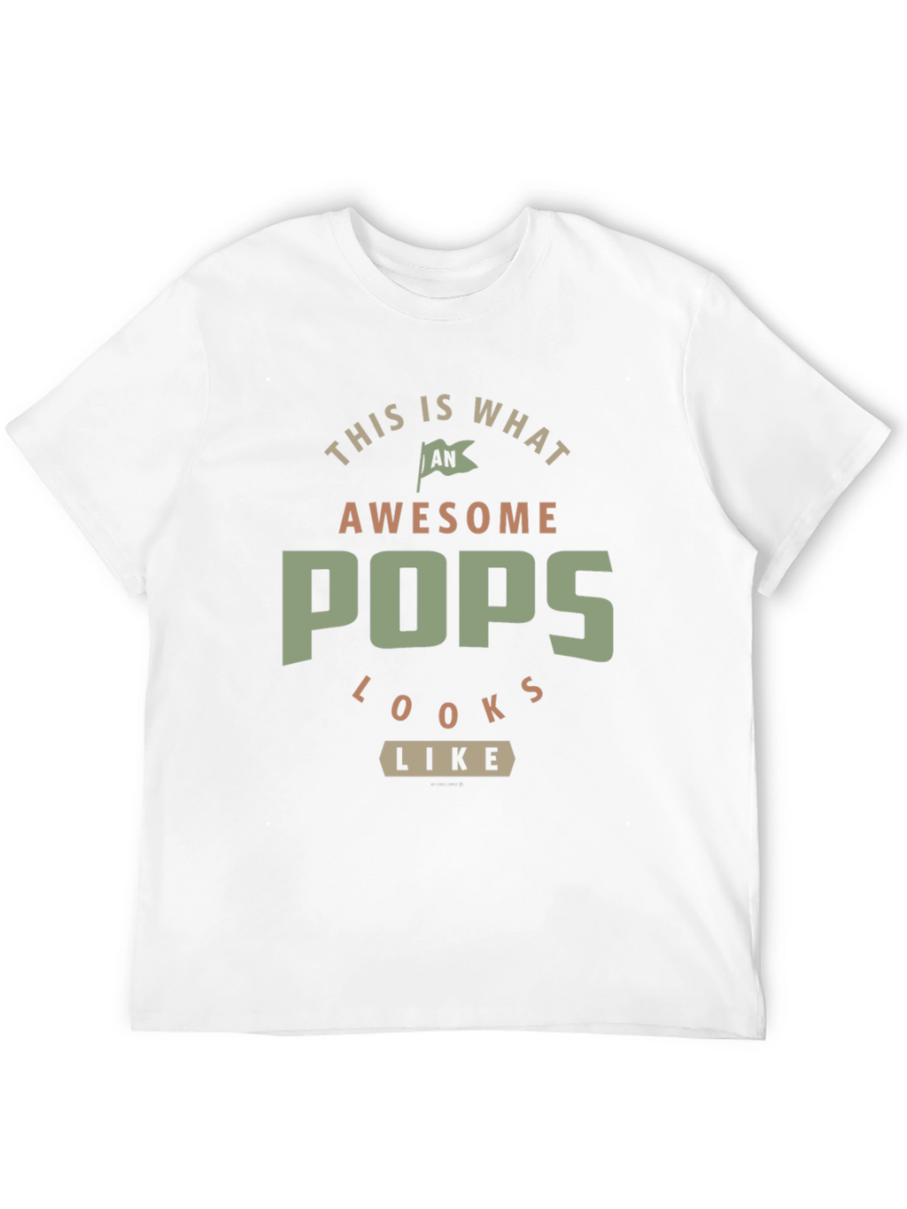 Awesome Pops T-Shirt - Gift for Dad