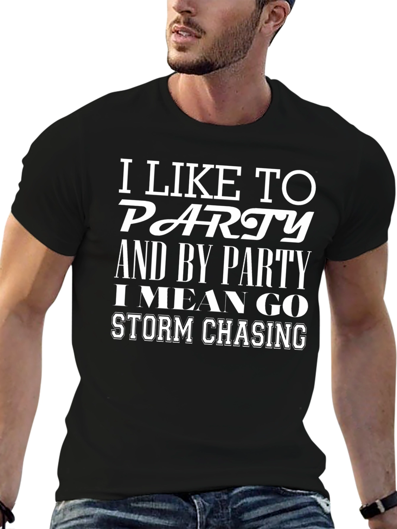 Storm Chaser Graphic Tee - Party T-Shirt