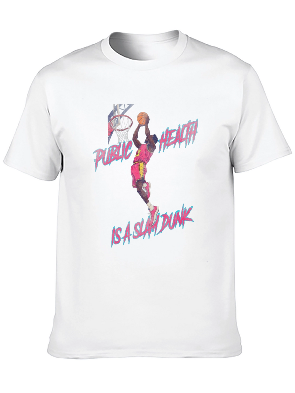 Public Health Slam Dunk Graphic T-Shirt