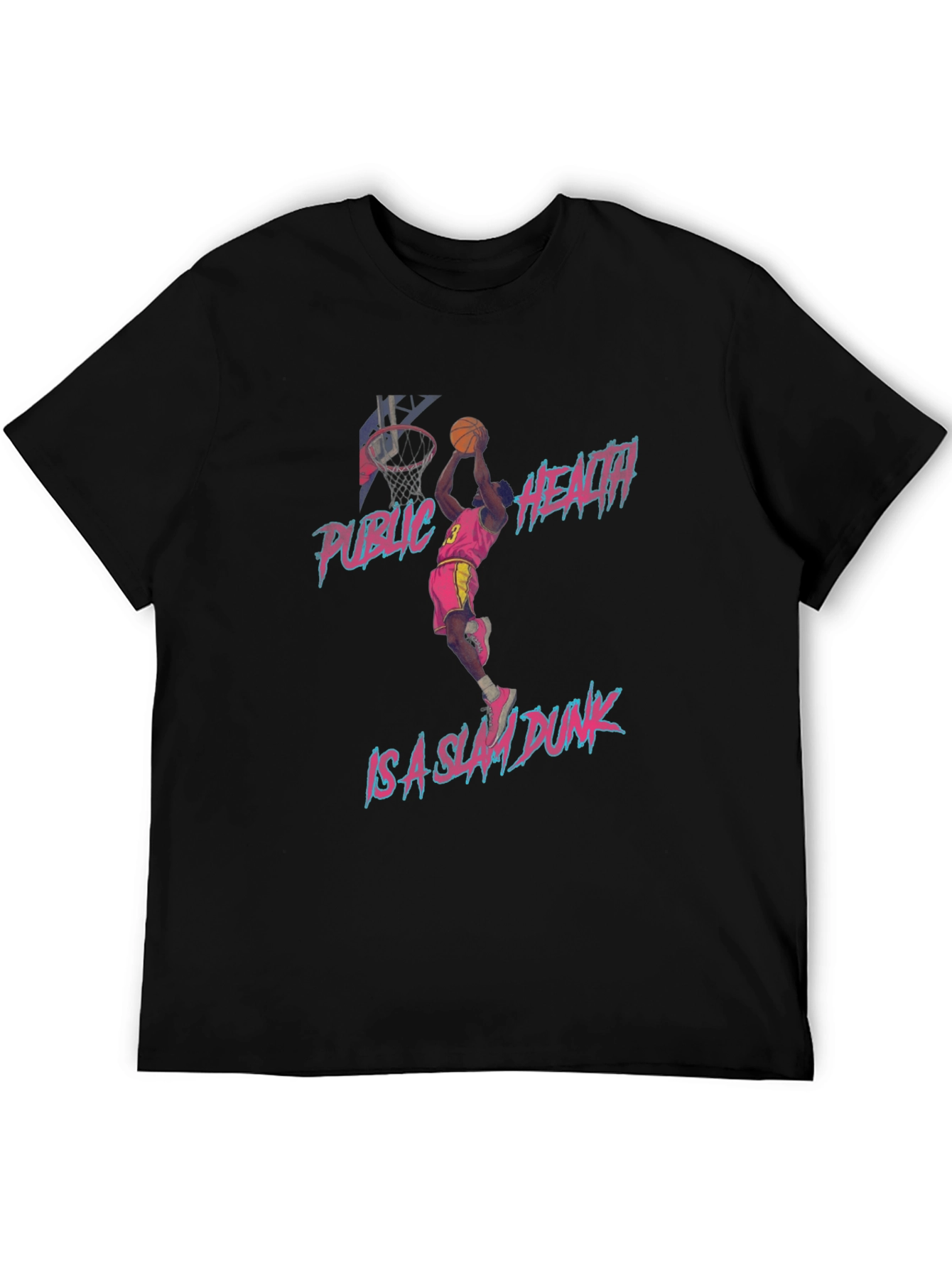 Public Health Slam Dunk Graphic T-Shirt