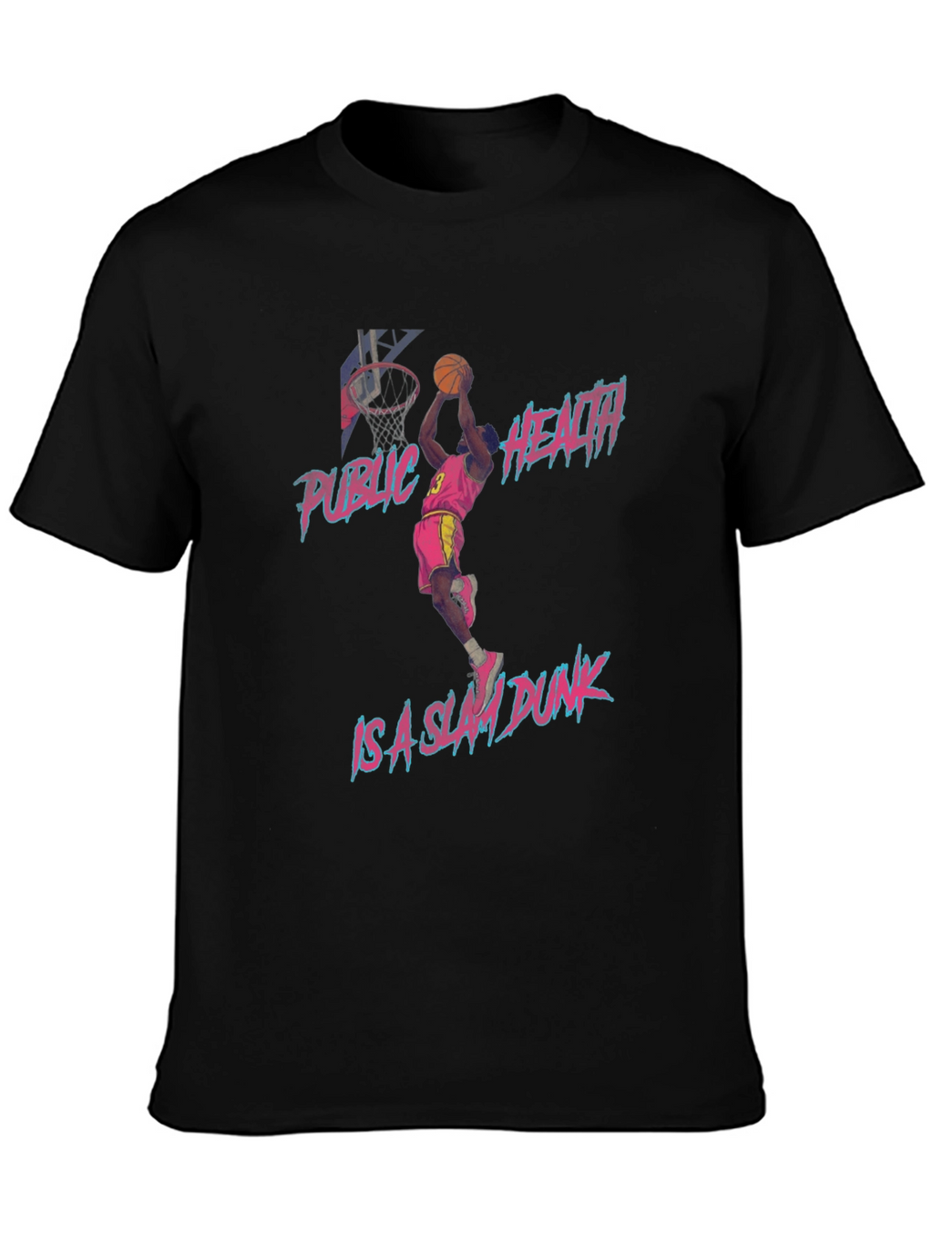 Public Health Slam Dunk Graphic T-Shirt