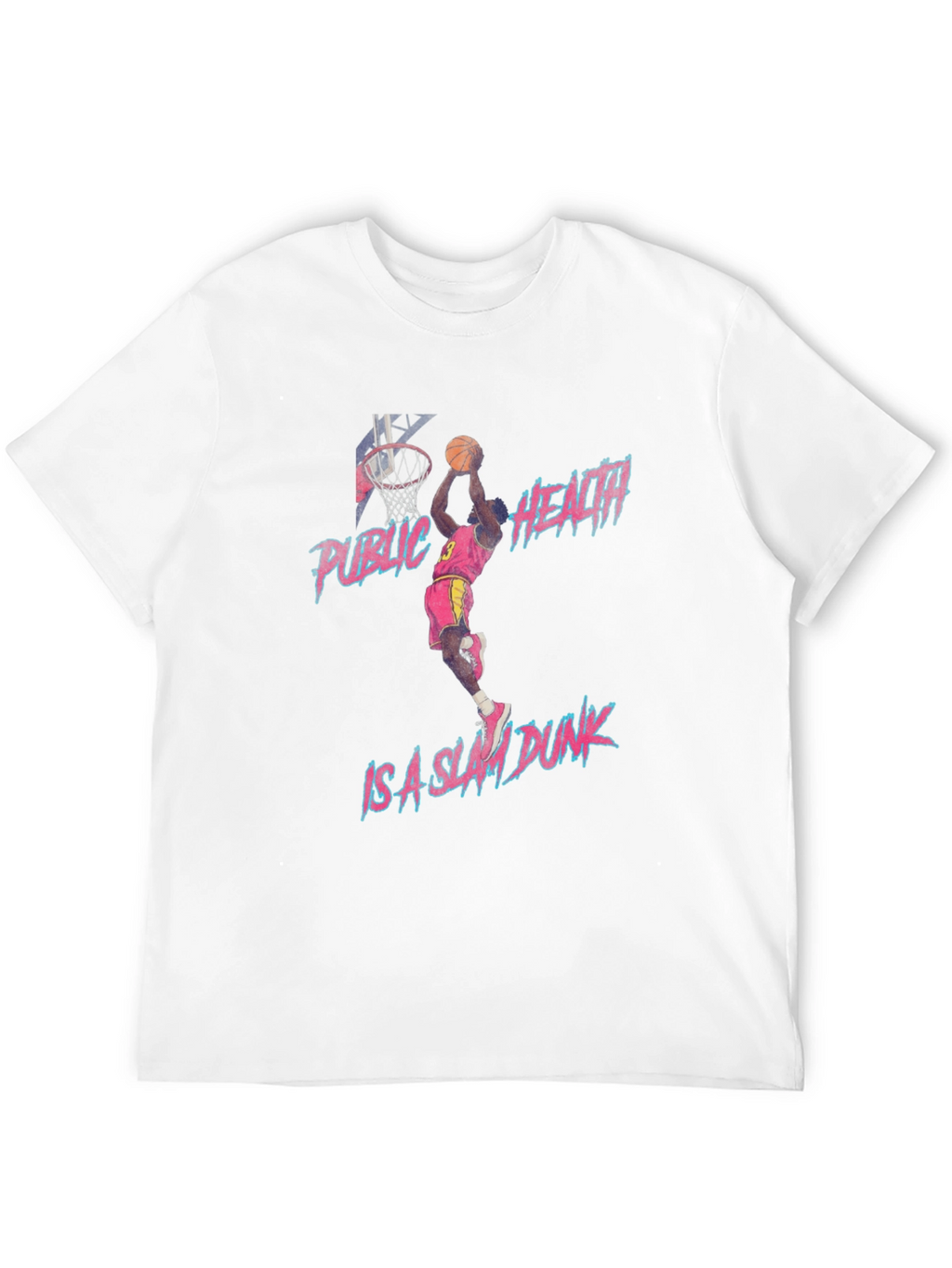 Public Health Slam Dunk Graphic T-Shirt