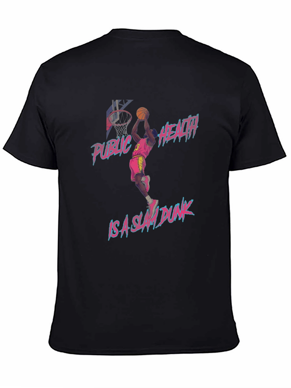 Public Health Slam Dunk Graphic T-Shirt