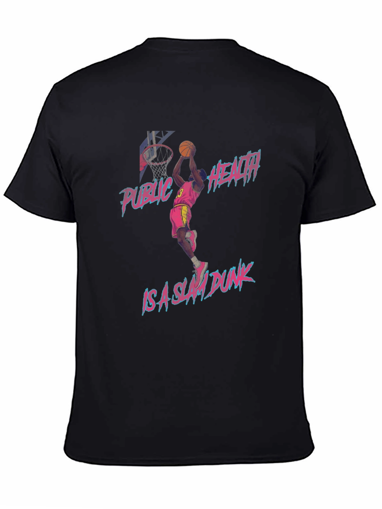 Public Health Slam Dunk Graphic T-Shirt