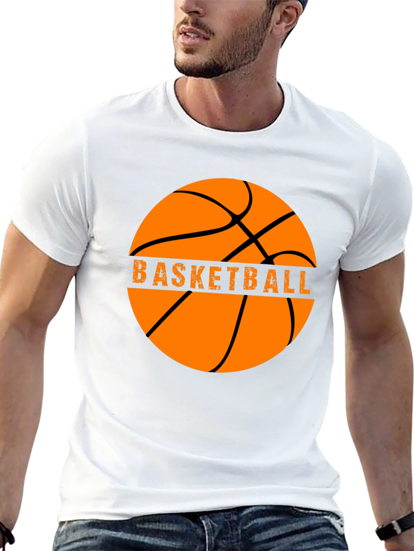 Basketball Graphic Tee - Stylish Sports T-Shirt