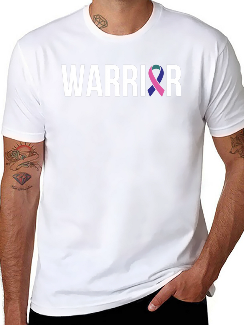 Warrior Ribbon T-Shirt - Cancer Awareness