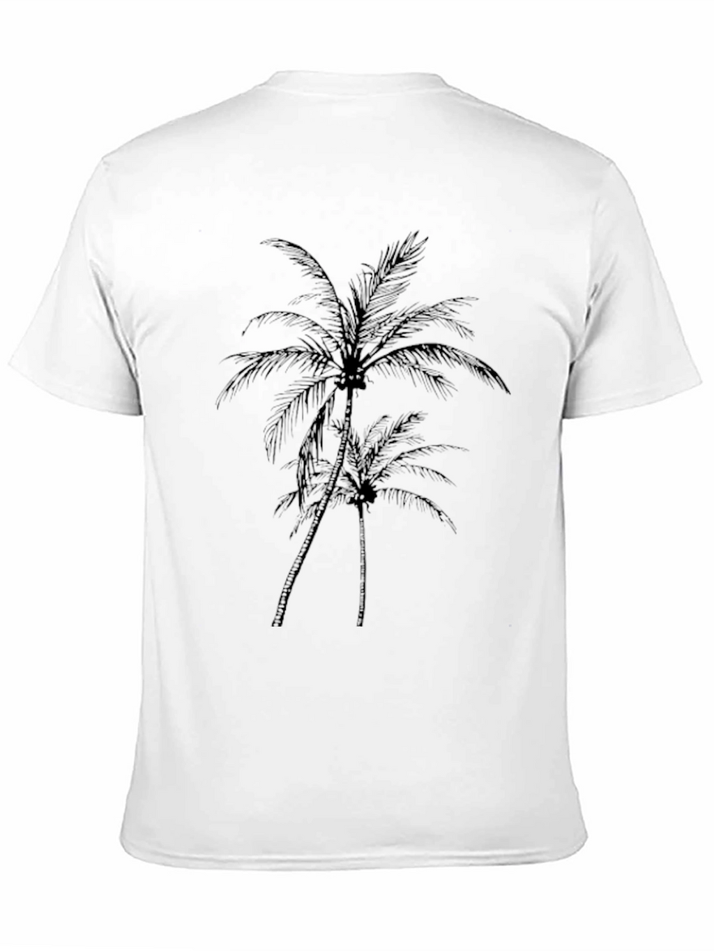 Black Palm Tree Graphic Tee
