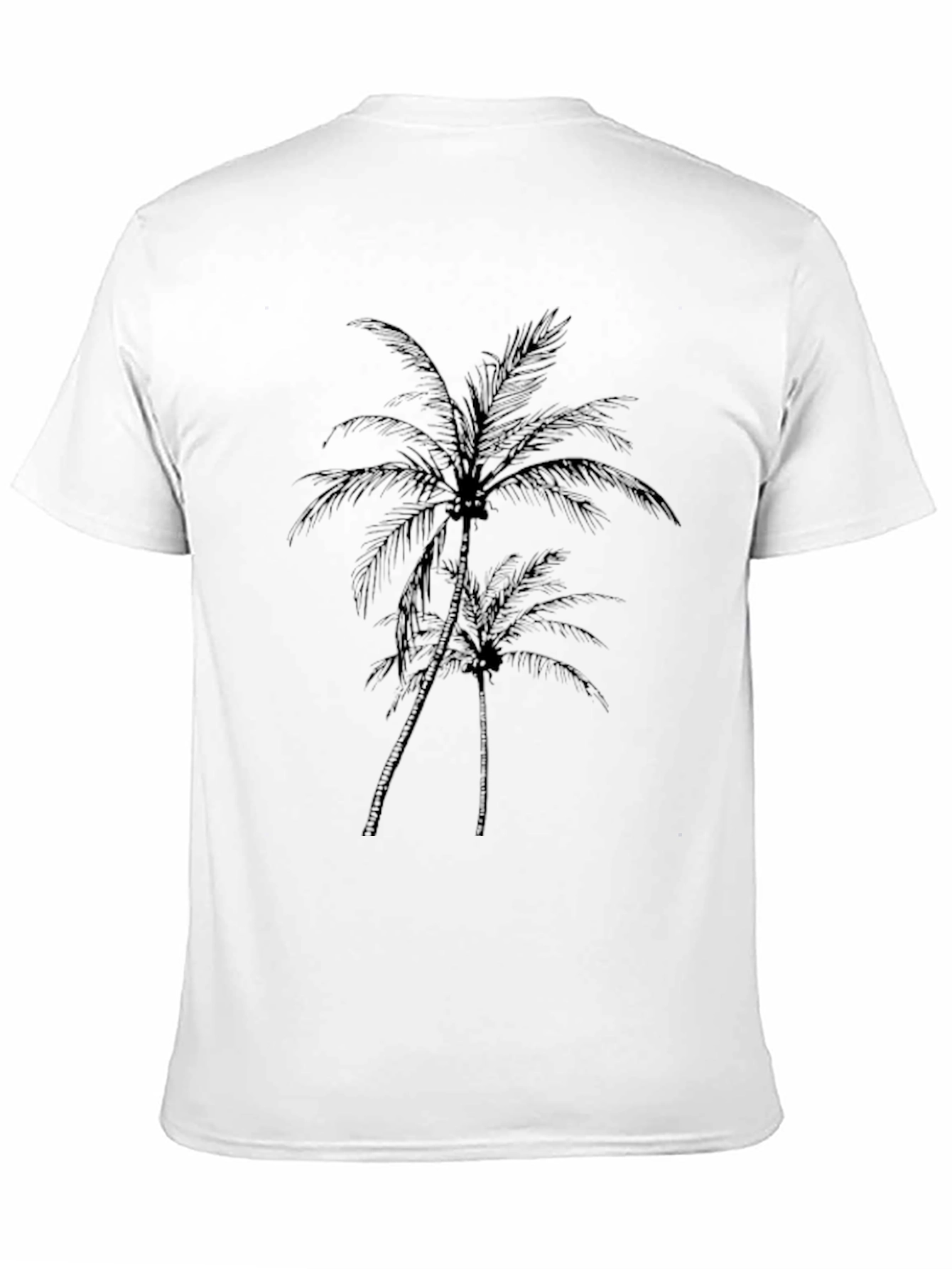 Black Palm Tree Graphic Tee