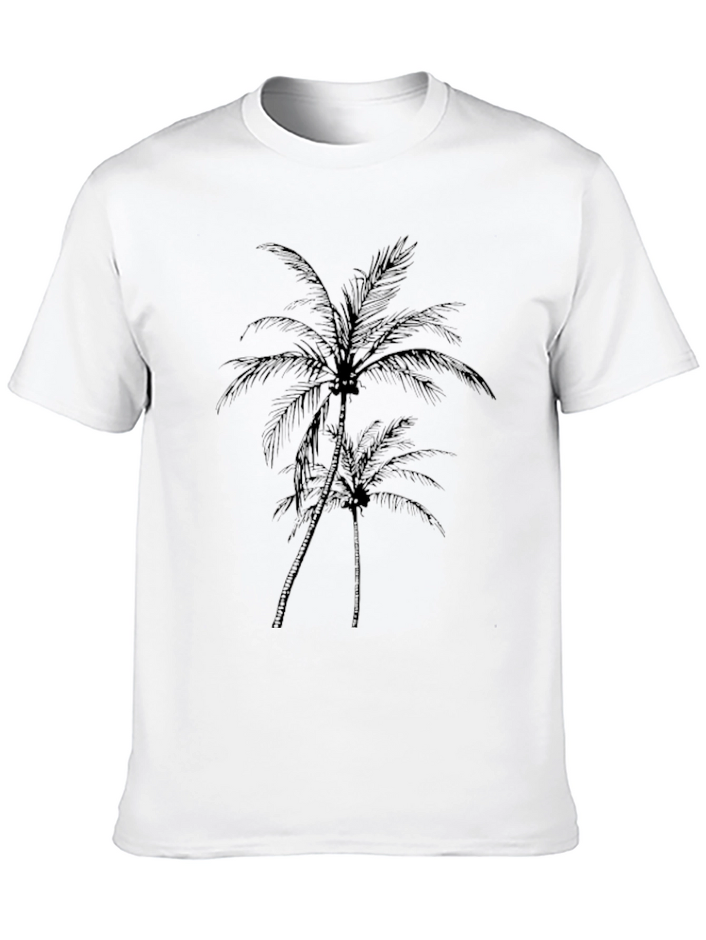 Black Palm Tree Graphic Tee