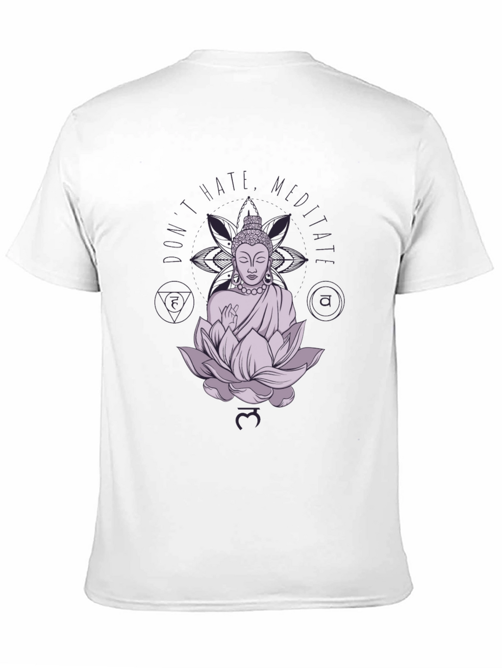 Meditate Buddha Graphic Black Tee