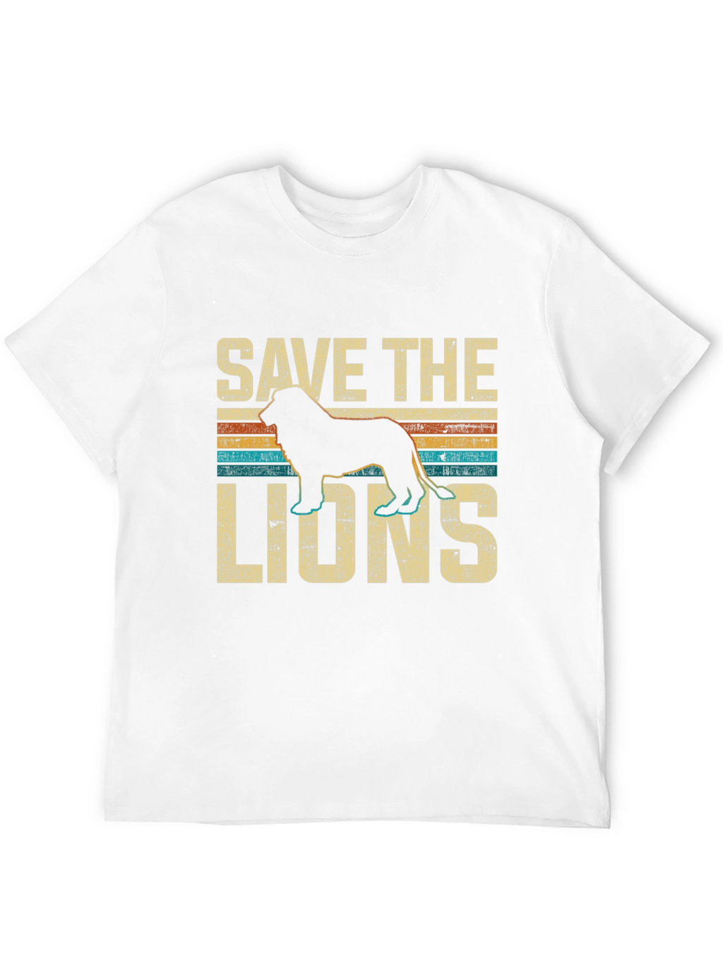Save The Lions Retro Graphic Tee