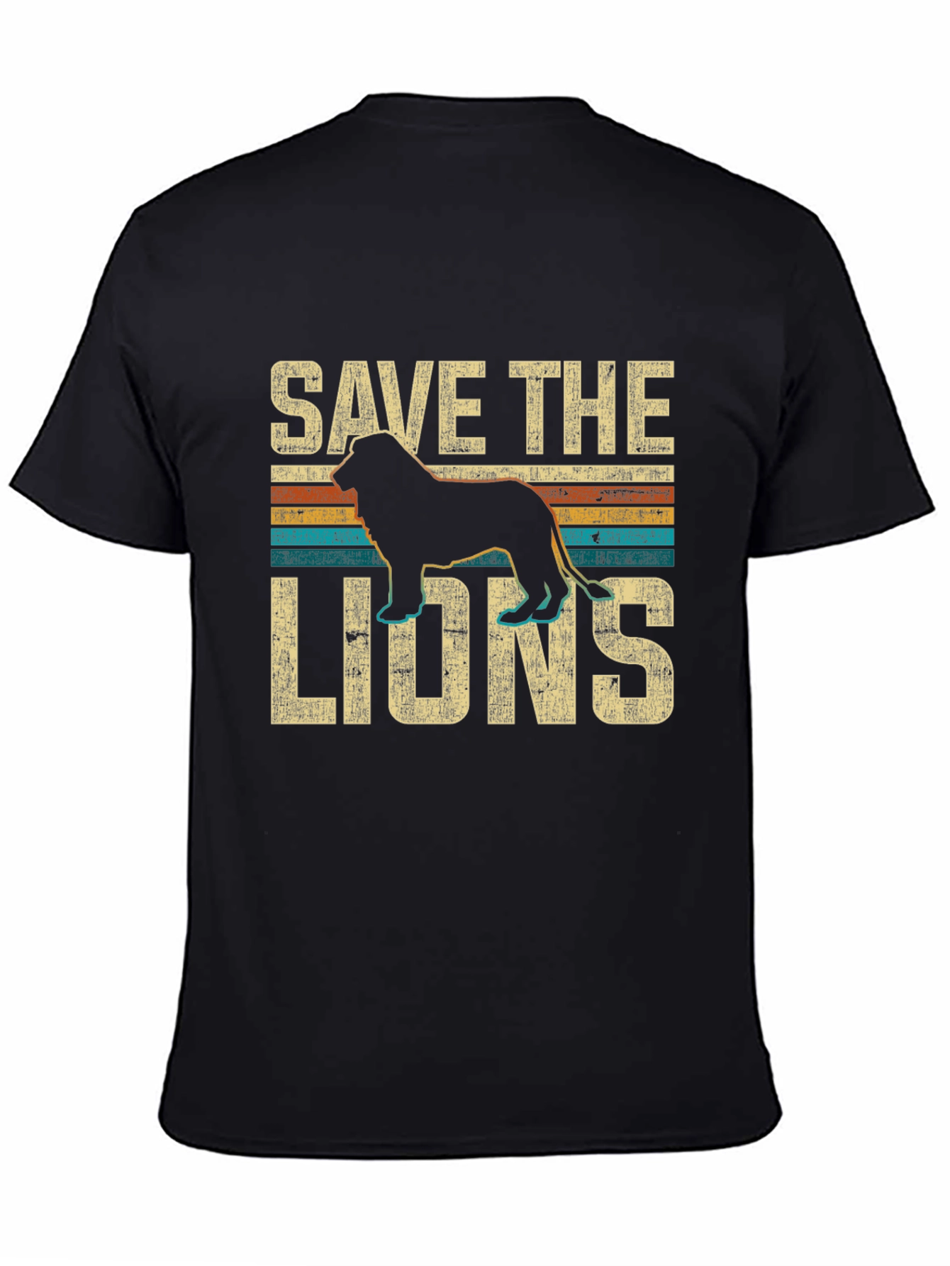 Save The Lions Retro Graphic Tee