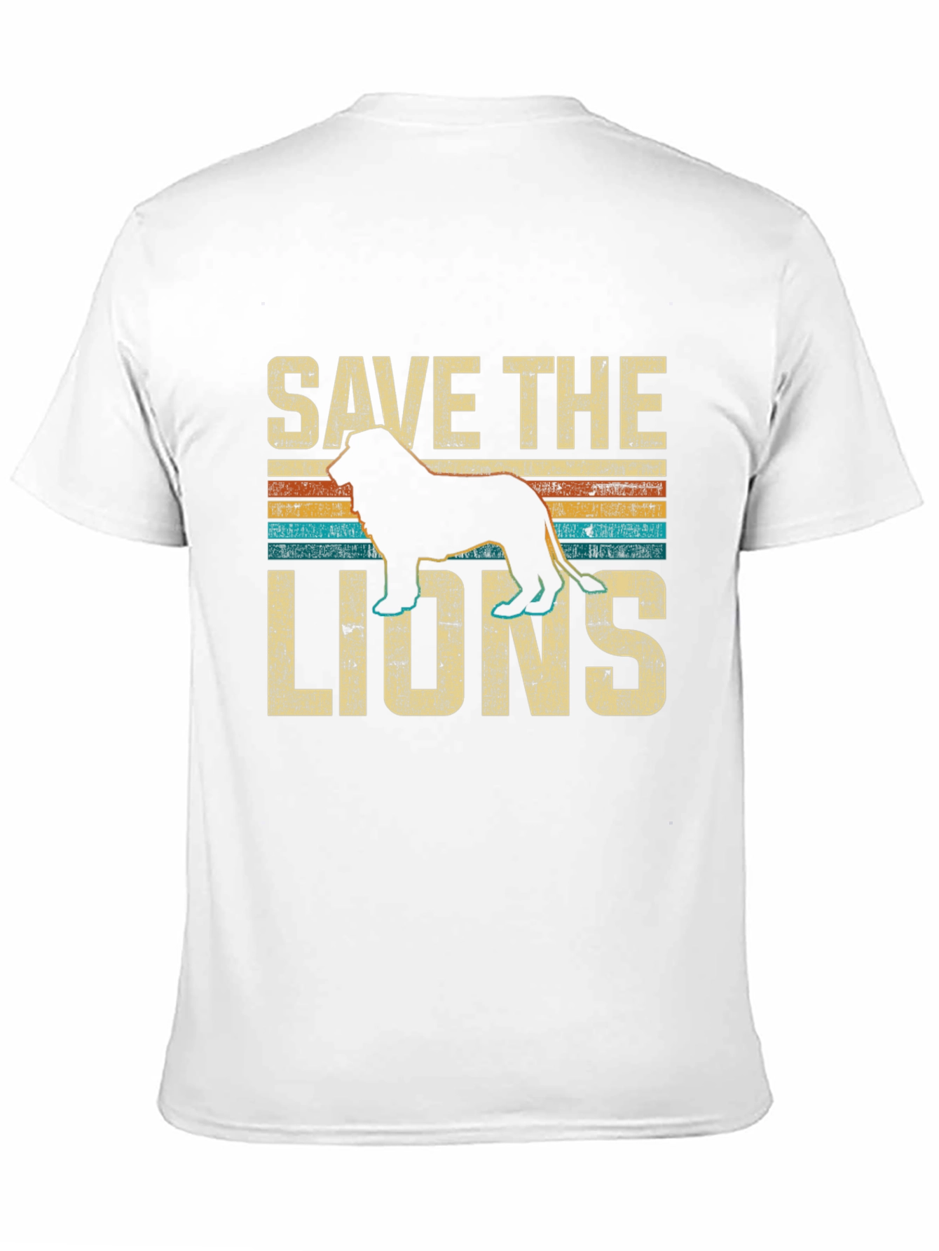 Save The Lions Retro Graphic Tee