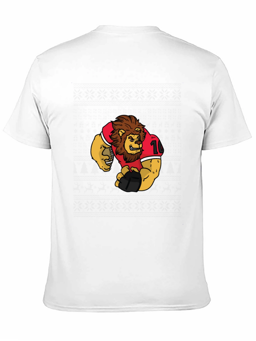 Lion Football Graphic T-Shirt