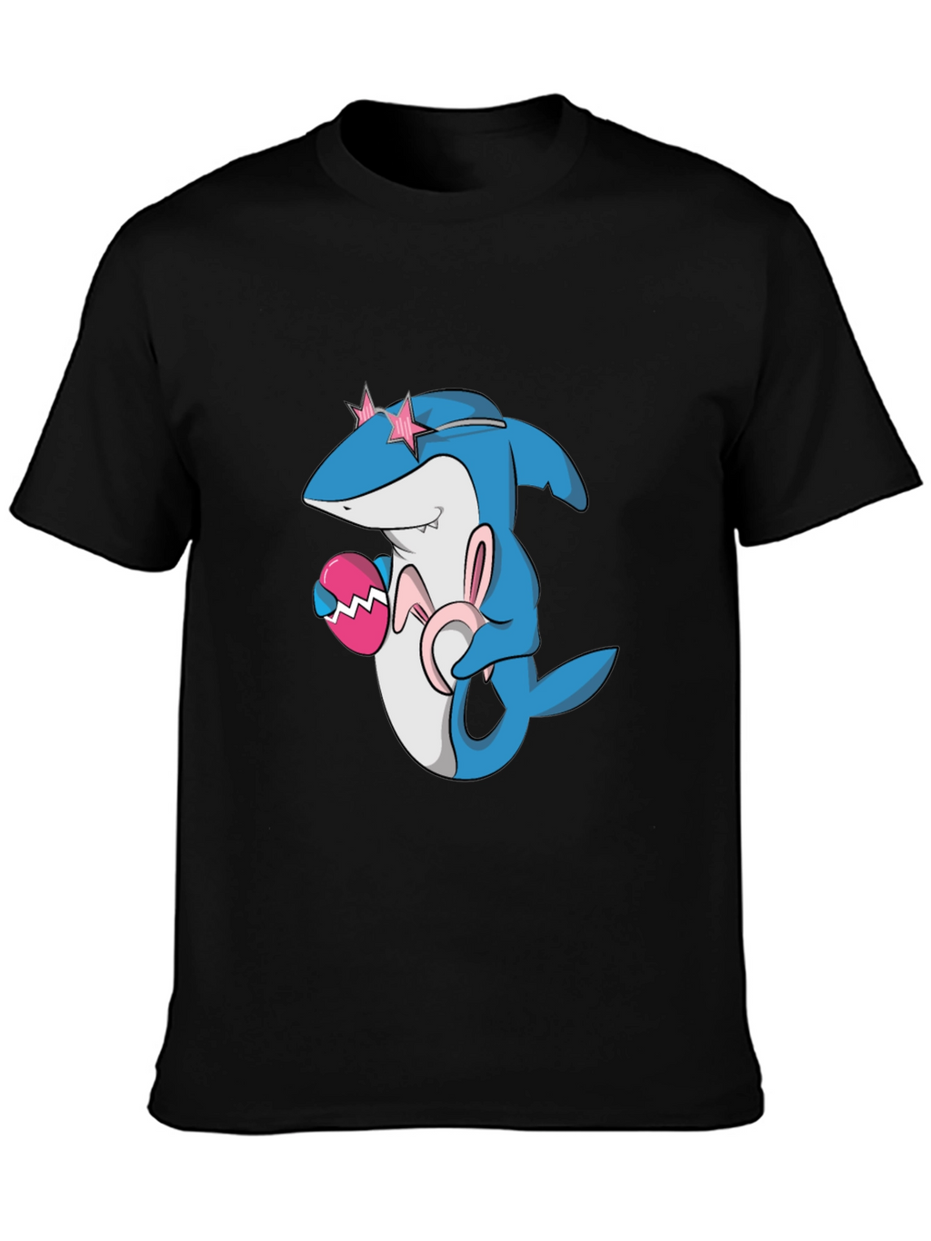 Easter Shark Tee: Cute Cartoon Design