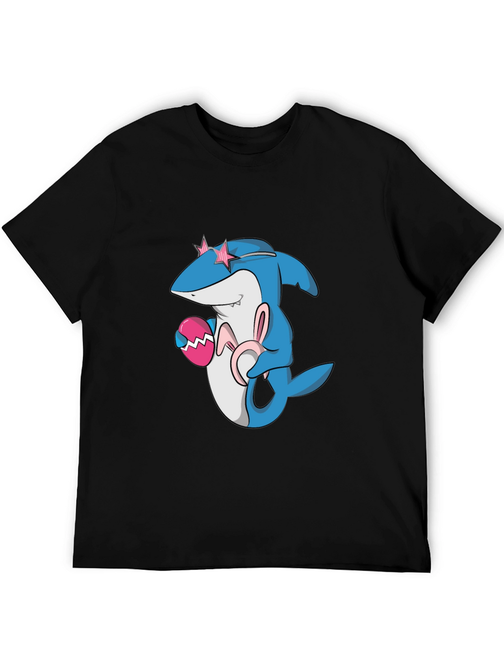 Easter Shark Tee: Cute Cartoon Design