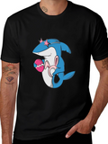 Easter Shark Tee: Cute Cartoon Design