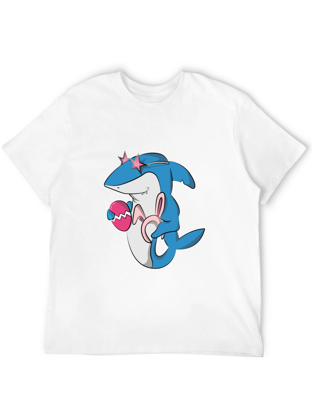 Easter Shark Tee: Cute Cartoon Design