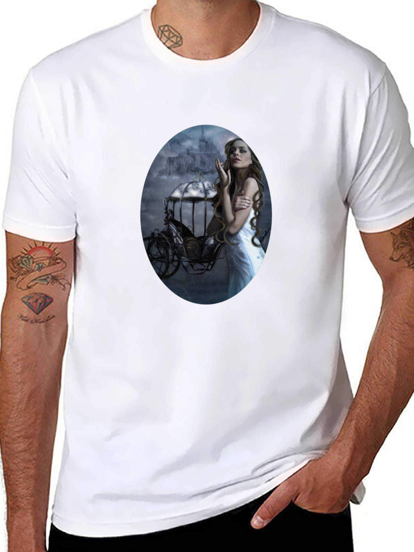 Gothic Maiden T-Shirt - Dark Fantasy Apparel