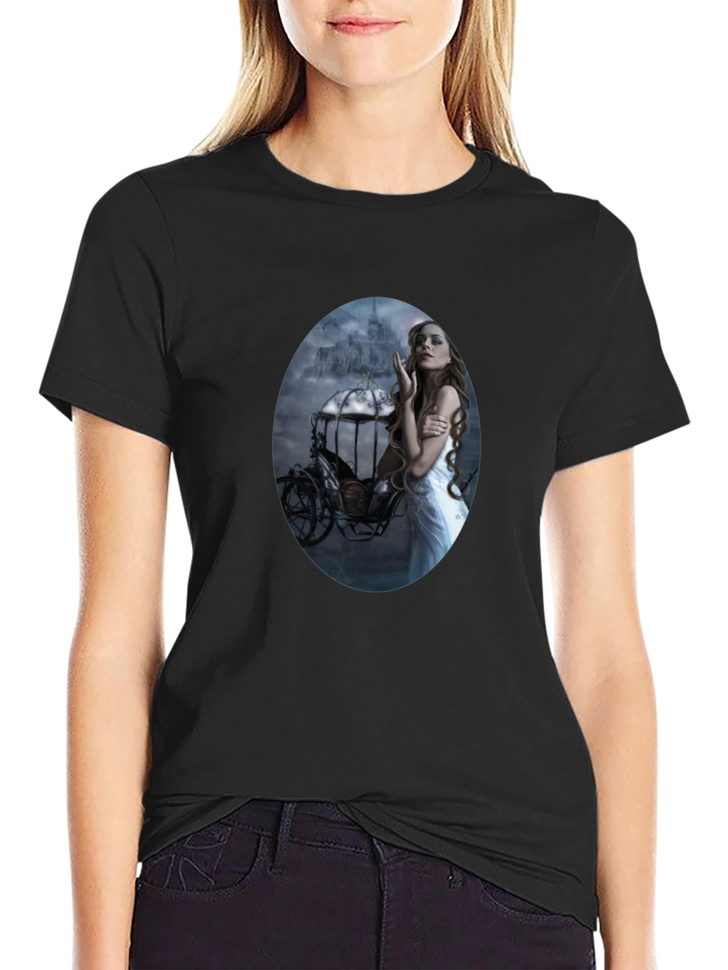 Gothic Maiden T-Shirt - Dark Fantasy Apparel