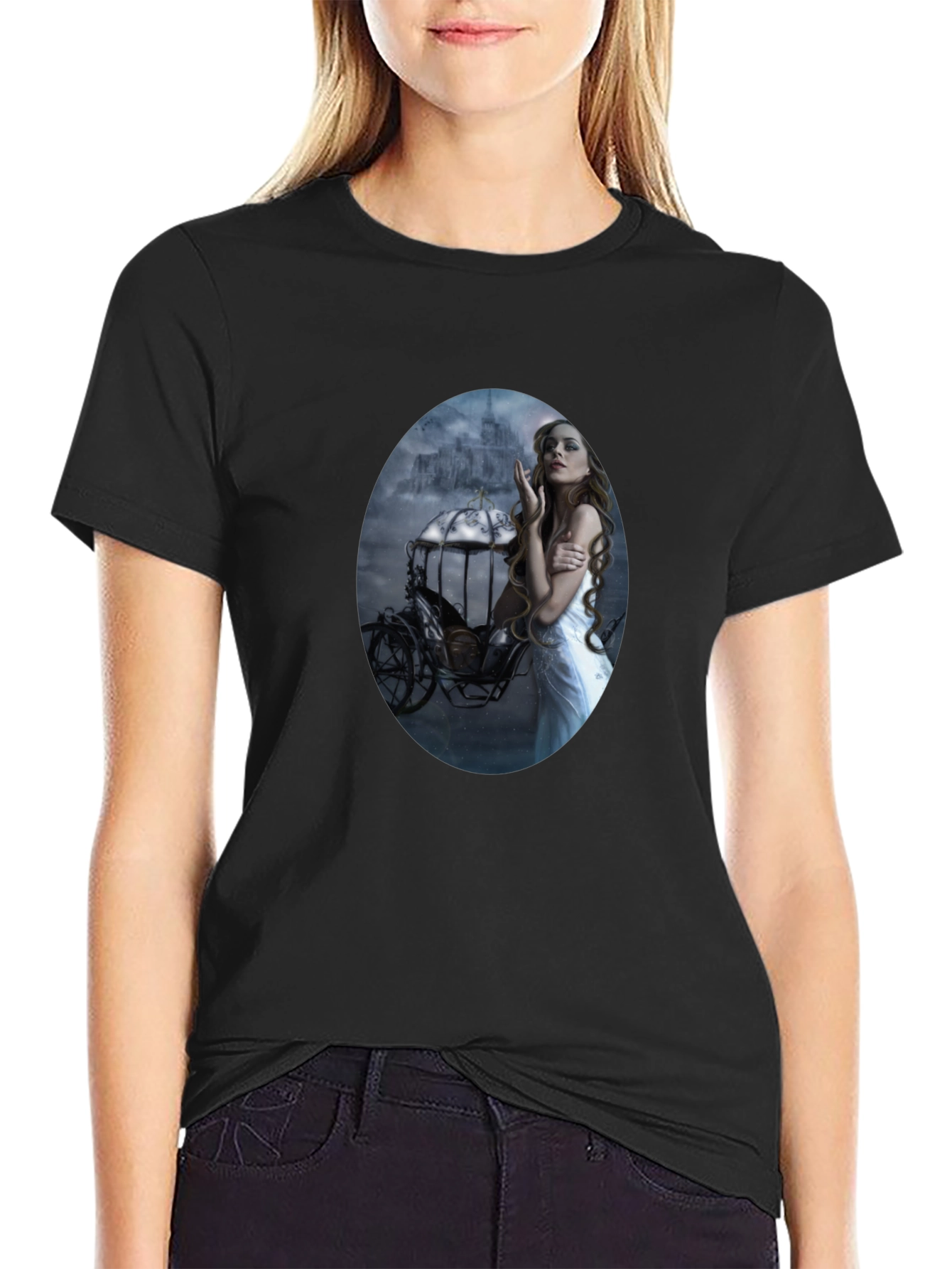 Gothic Maiden T-Shirt - Dark Fantasy Apparel