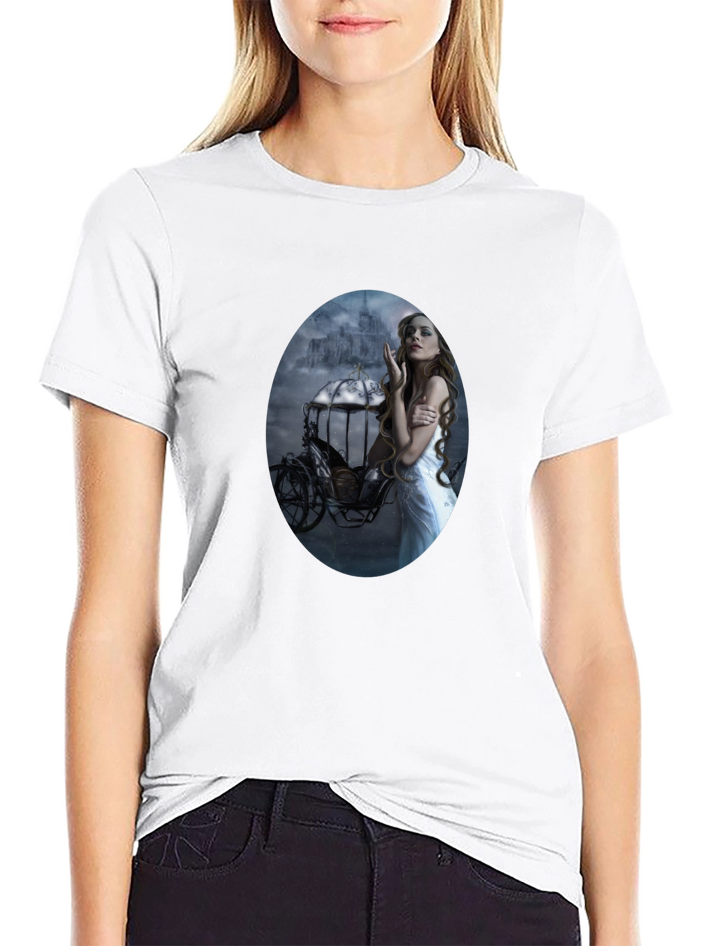 Gothic Maiden T-Shirt - Dark Fantasy Apparel