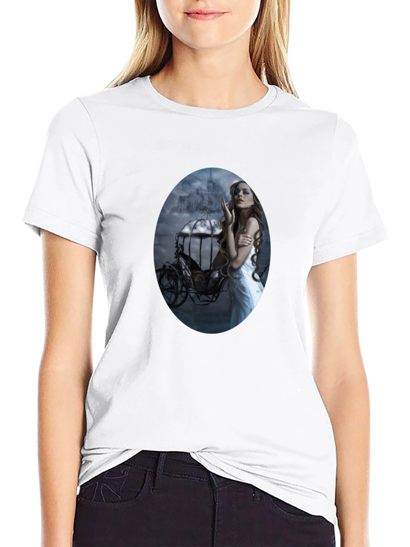 Gothic Maiden T-Shirt - Dark Fantasy Apparel