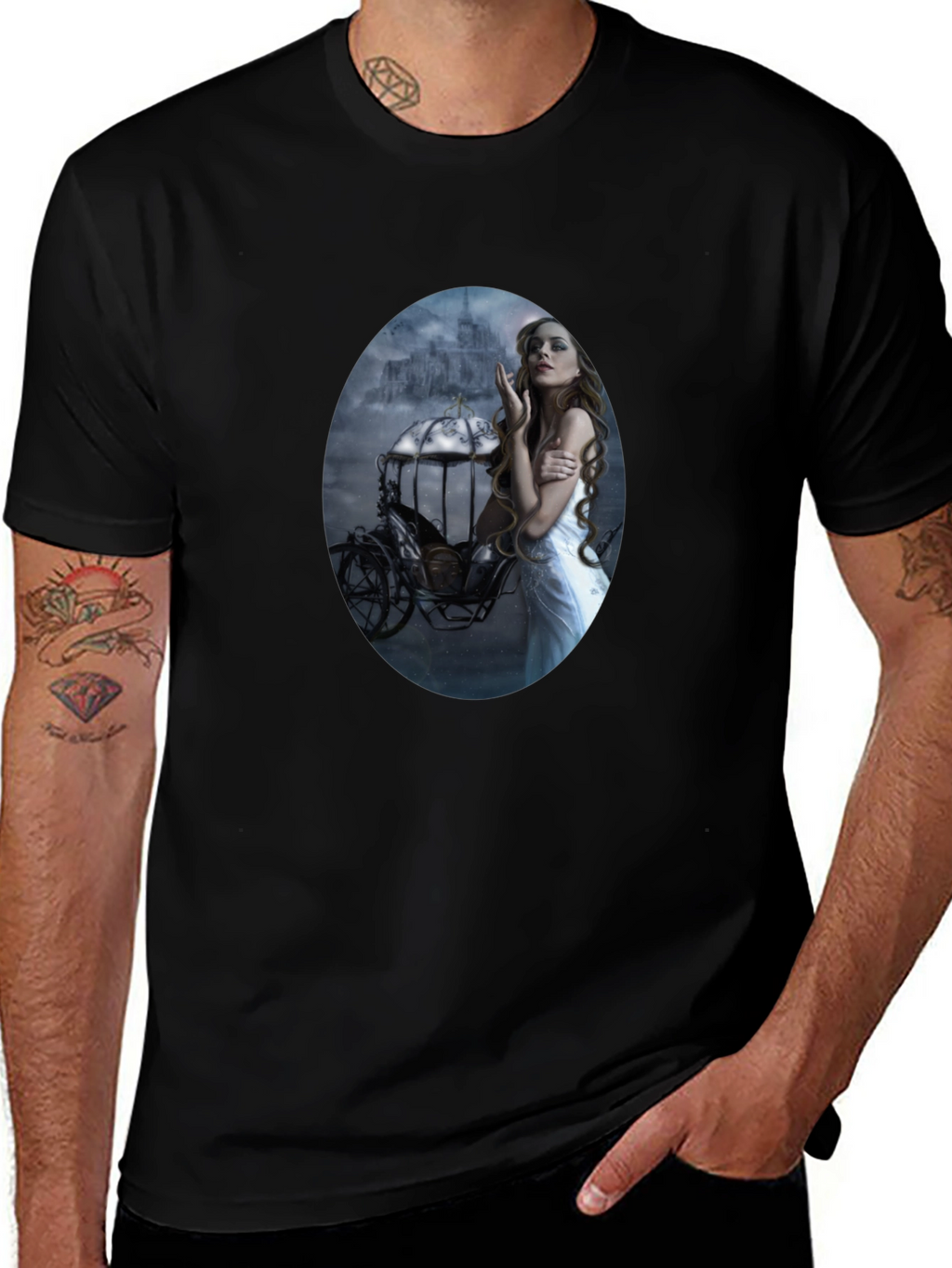 Gothic Maiden T-Shirt - Dark Fantasy Apparel