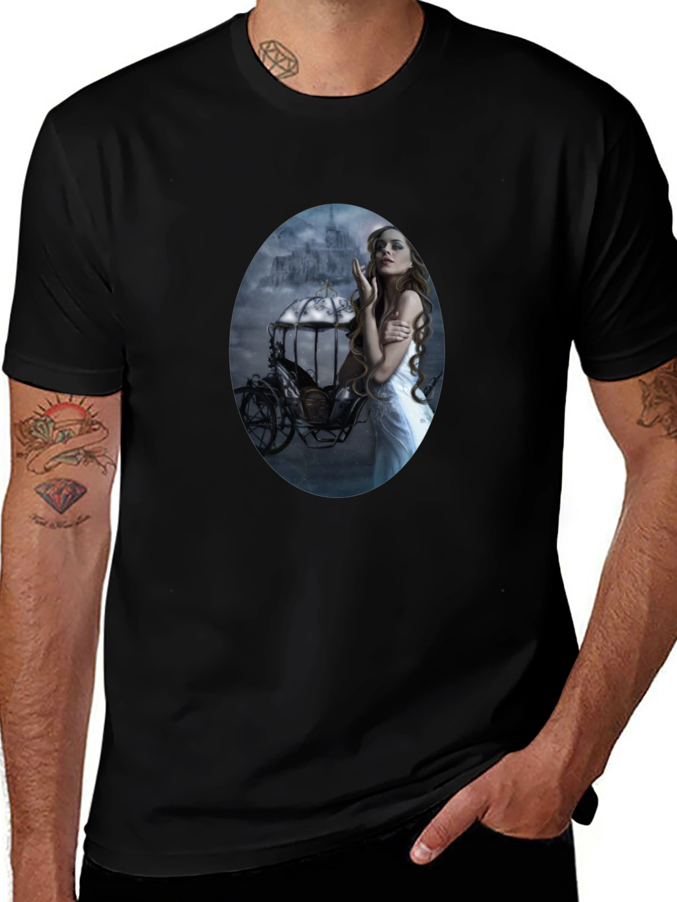 Gothic Maiden T-Shirt - Dark Fantasy Apparel