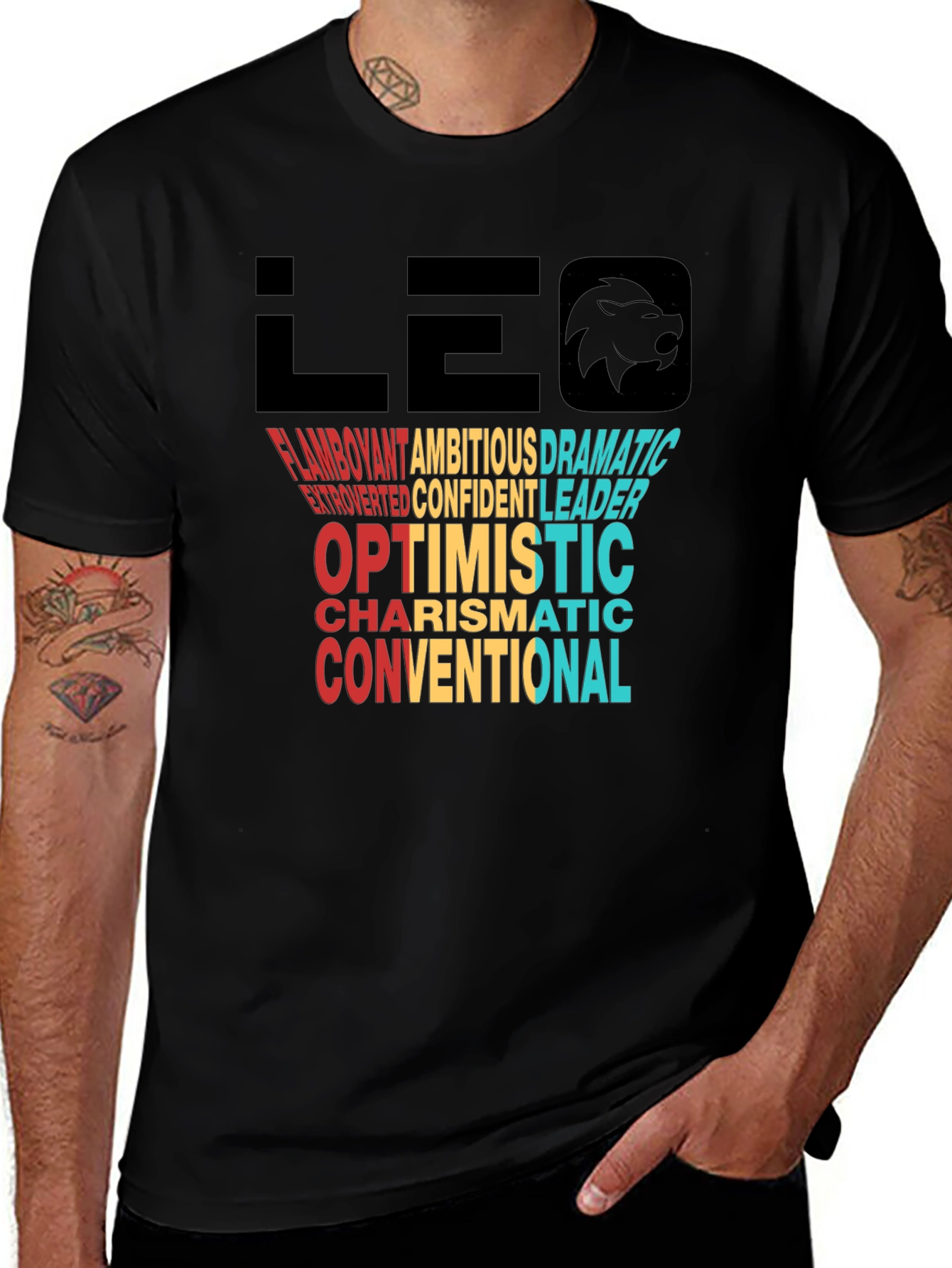 LEO Zodiac Sign T-Shirt Birthday Gift