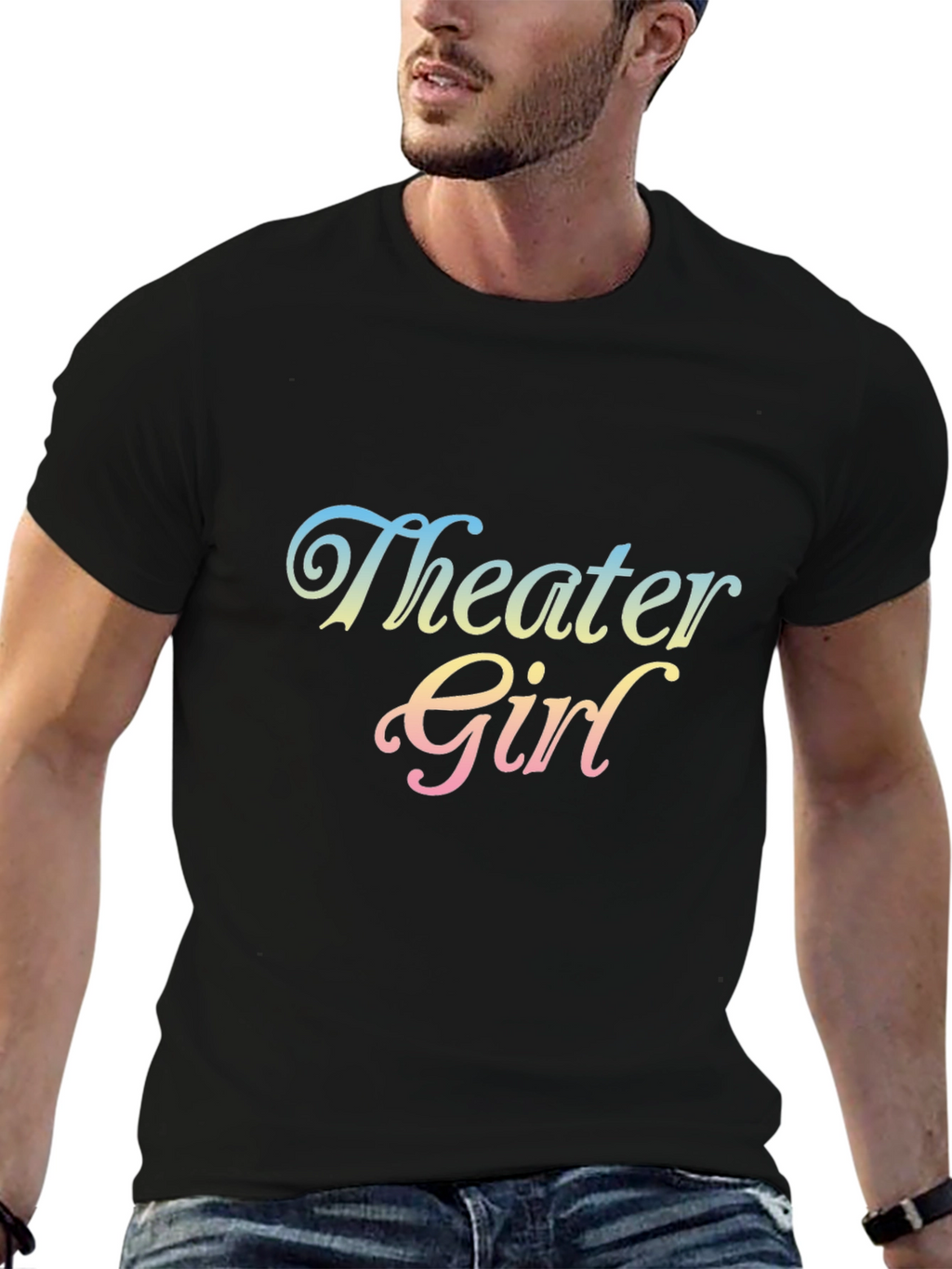 Theater Girl Rainbow Tee