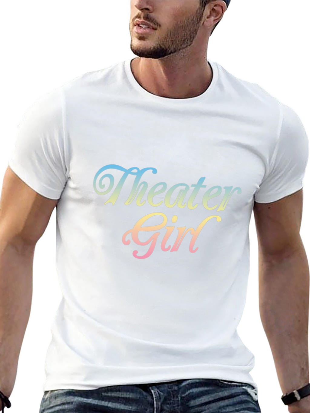 Theater Girl Rainbow Tee