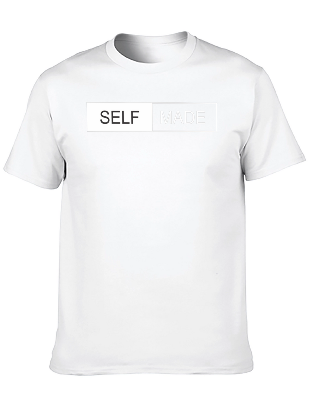 Self Made Graphic Tee - Black Cotton T-Shirt