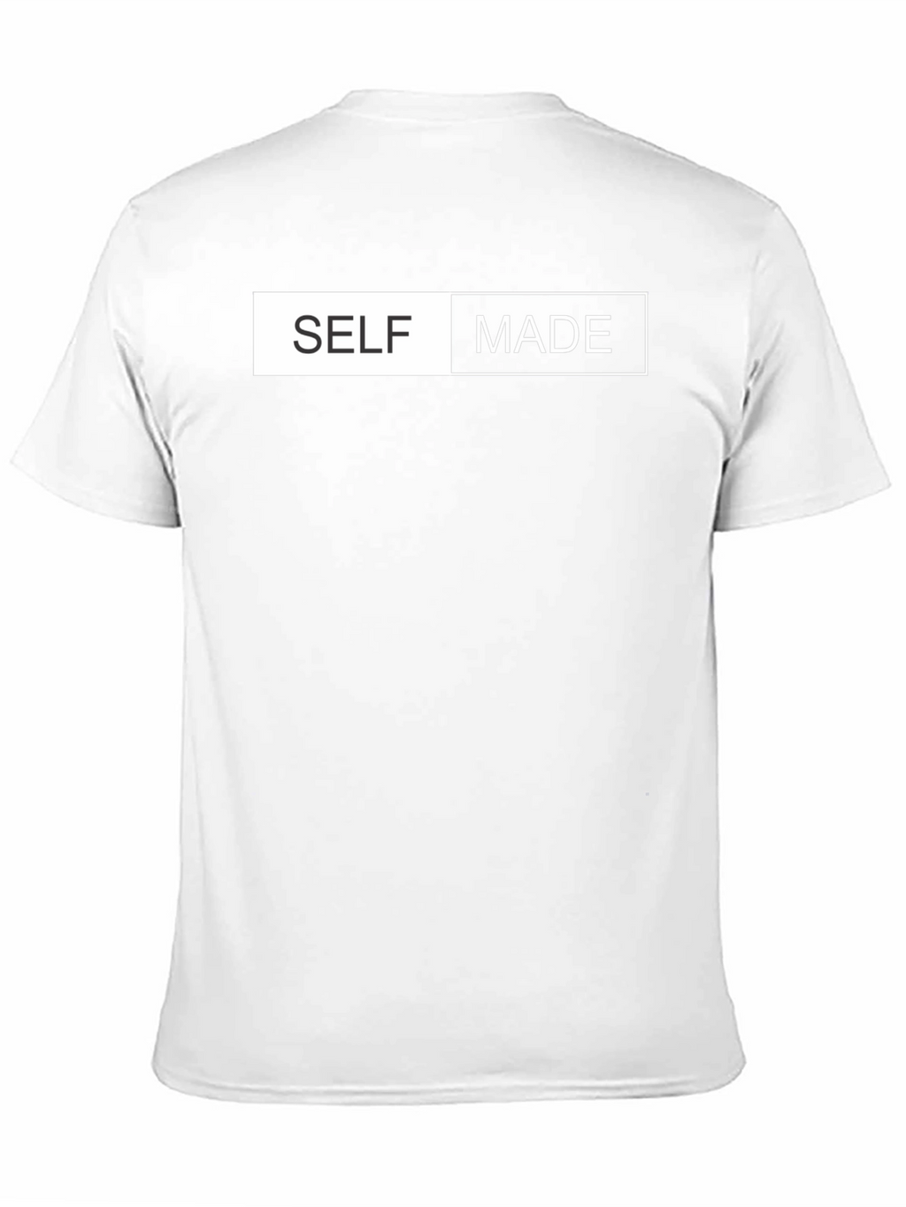Self Made Graphic Tee - Black Cotton T-Shirt