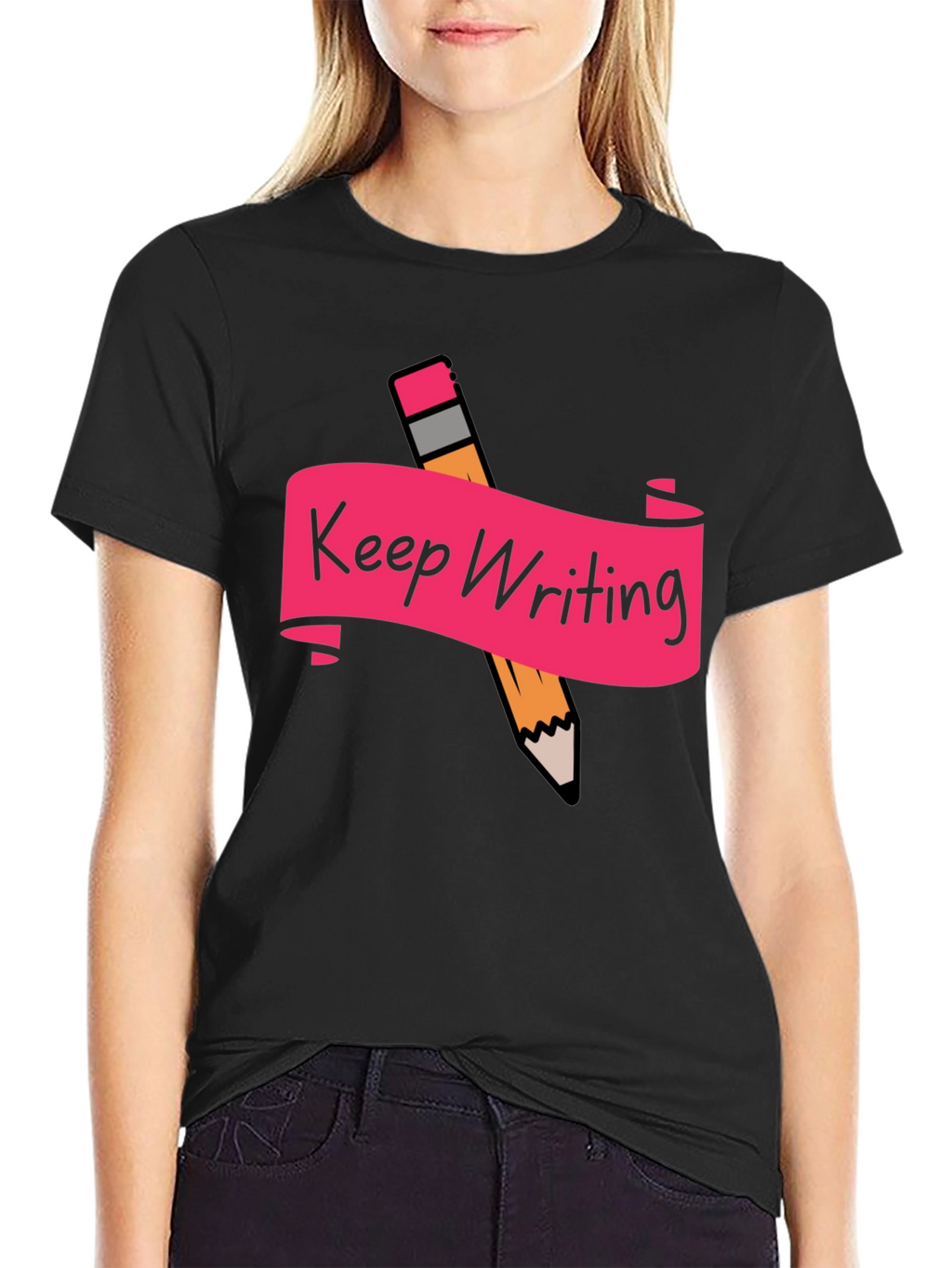 Keep Writing Graphic T-Shirt