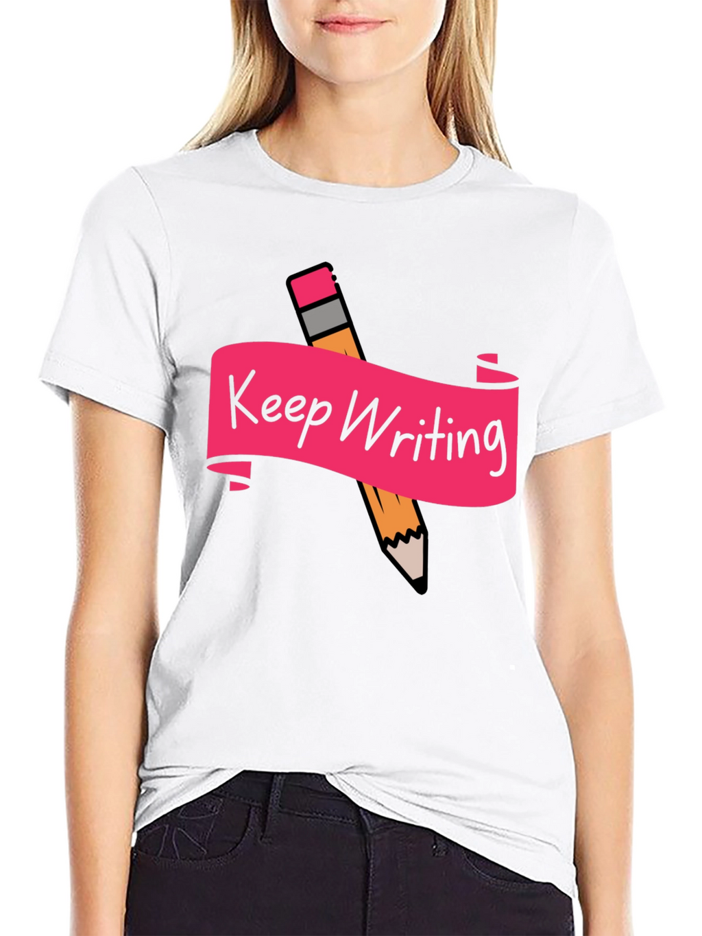 Keep Writing Graphic T-Shirt