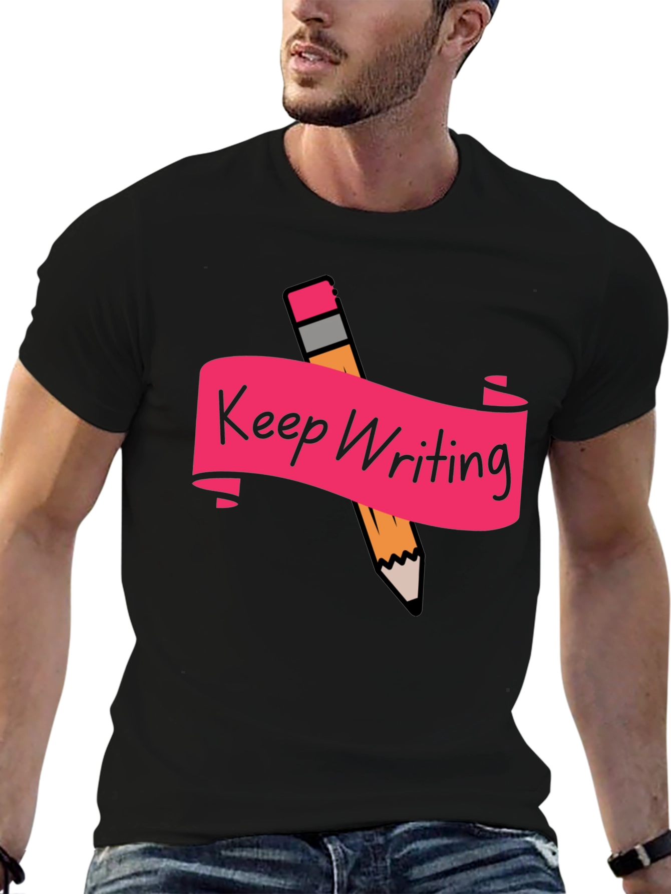 Keep Writing Graphic T-Shirt
