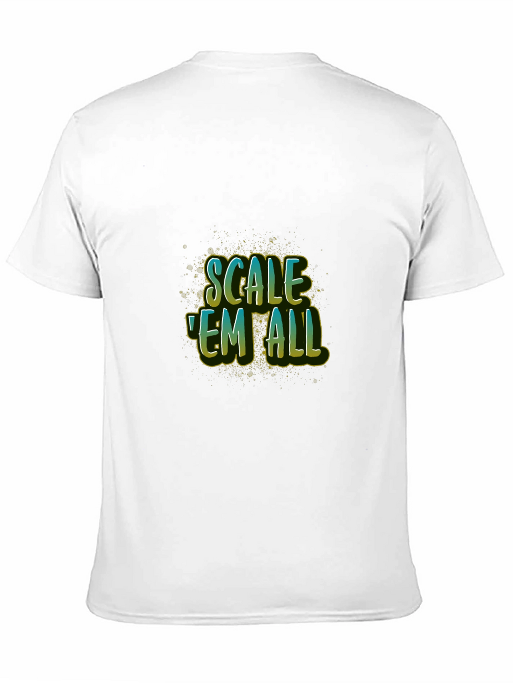 Scale Em All Black T-Shirt