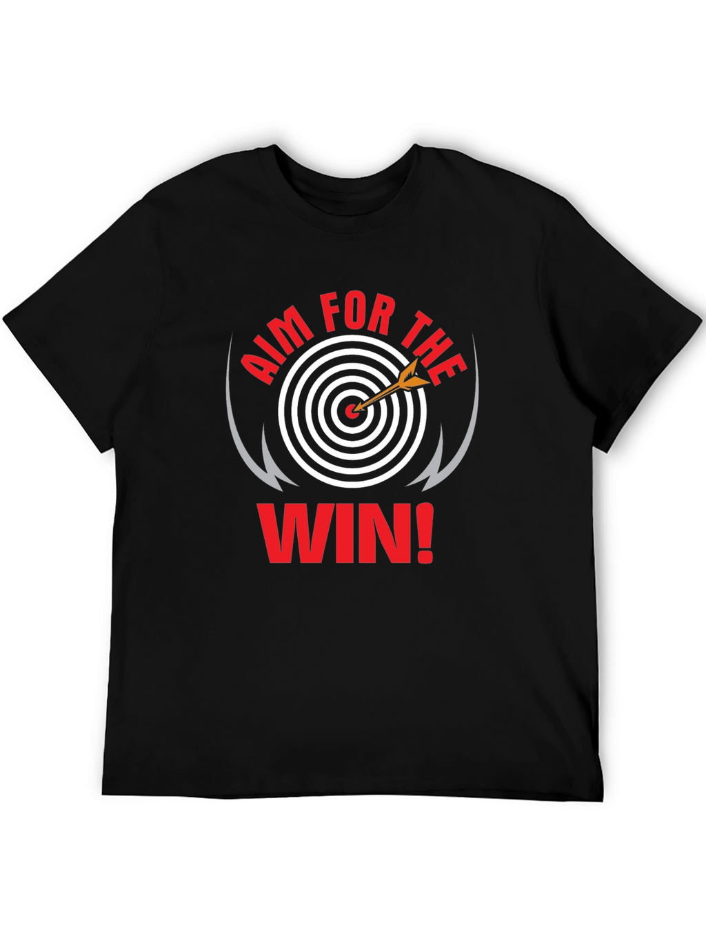 Aim For The Win Black T-Shirt