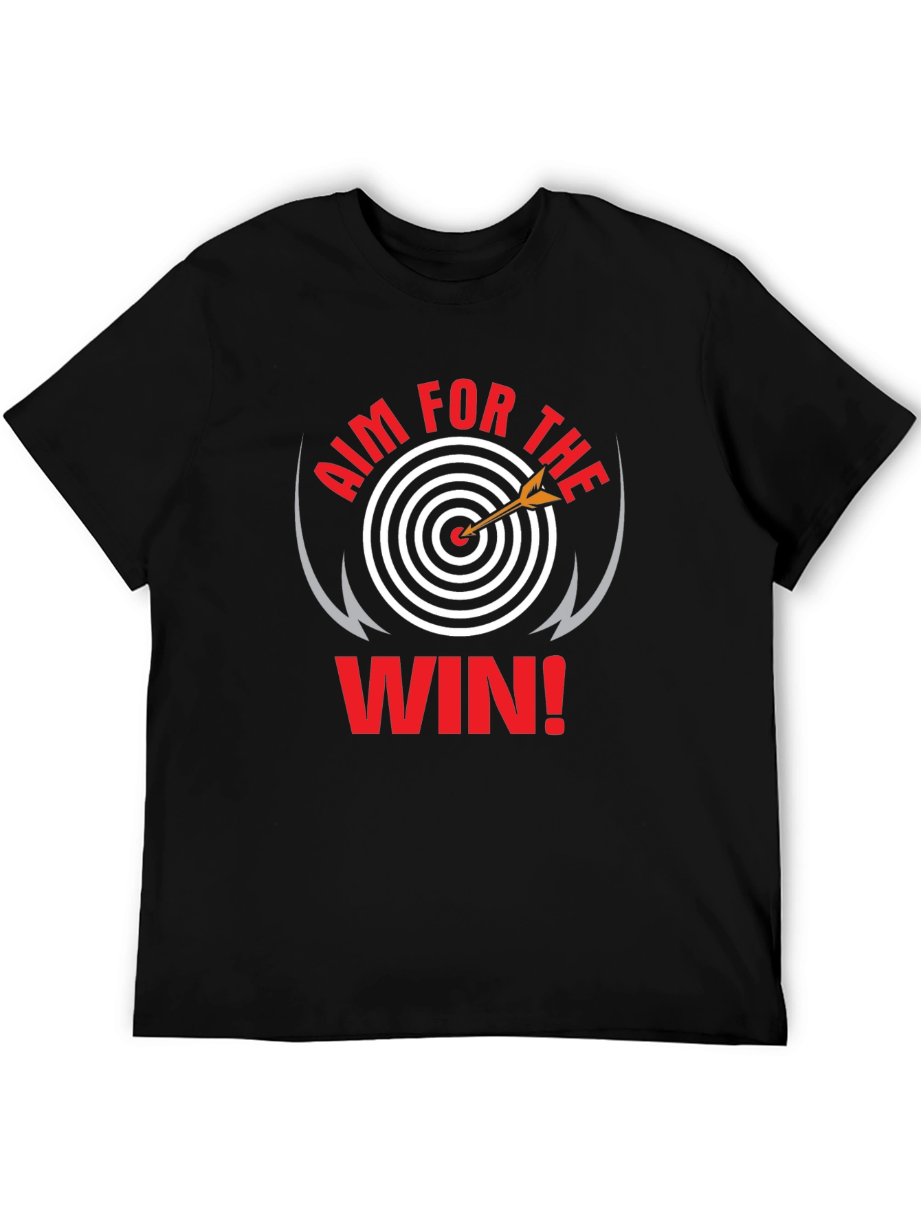 Aim For The Win Black T-Shirt