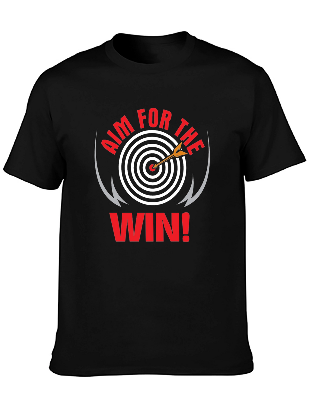 Aim For The Win Black T-Shirt